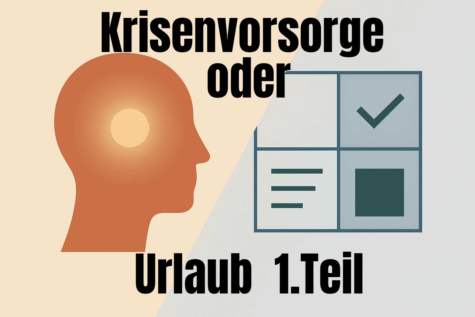 Krisenvorsorge und echte Freiheit - Warum Vorsicht kein Egoismus ist