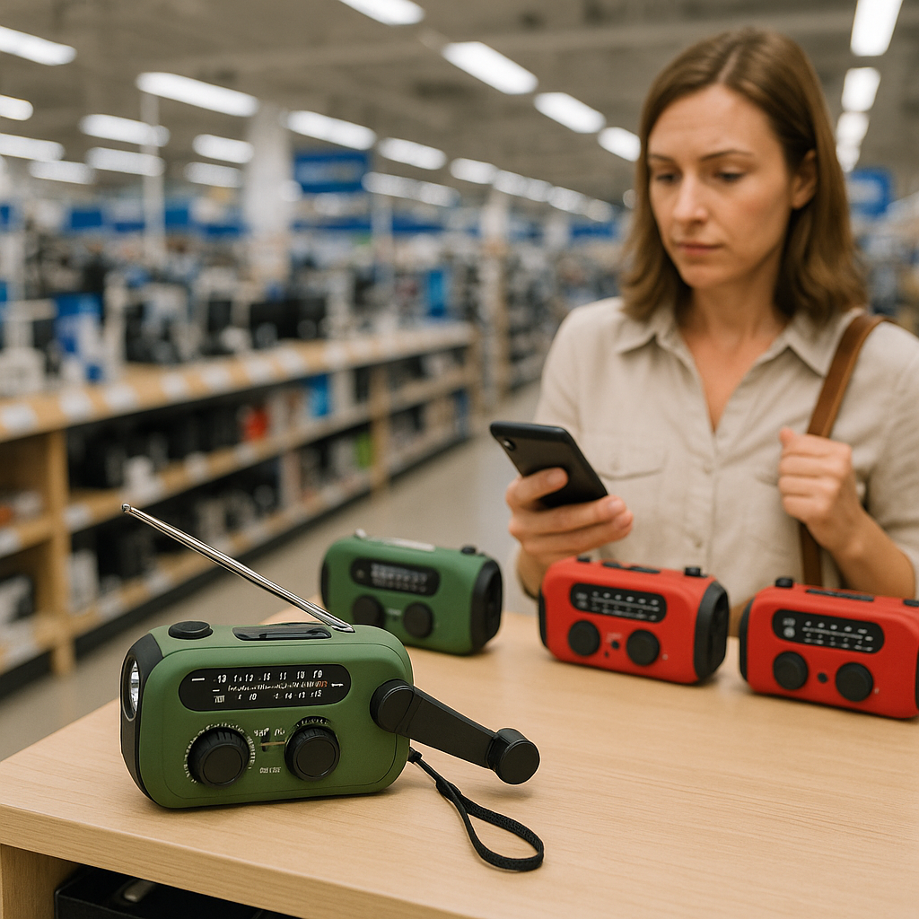 Wo kauft man am besten ein Kurbelradio?