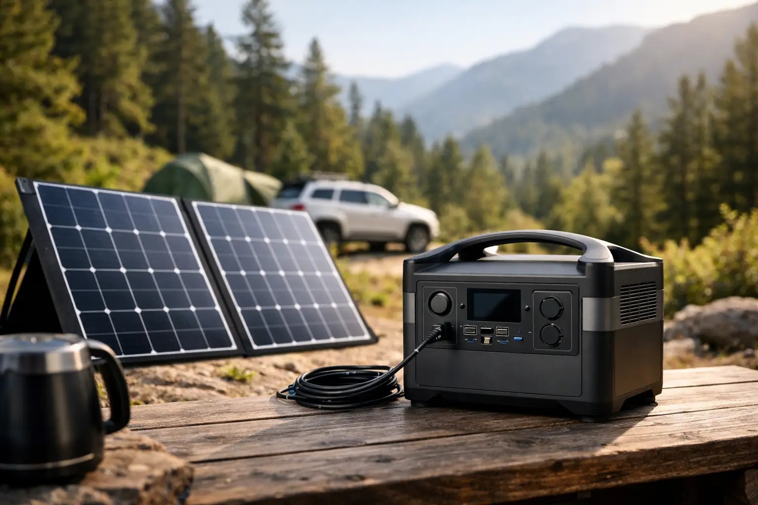 Solarpanel Powerstation richtig kombinieren