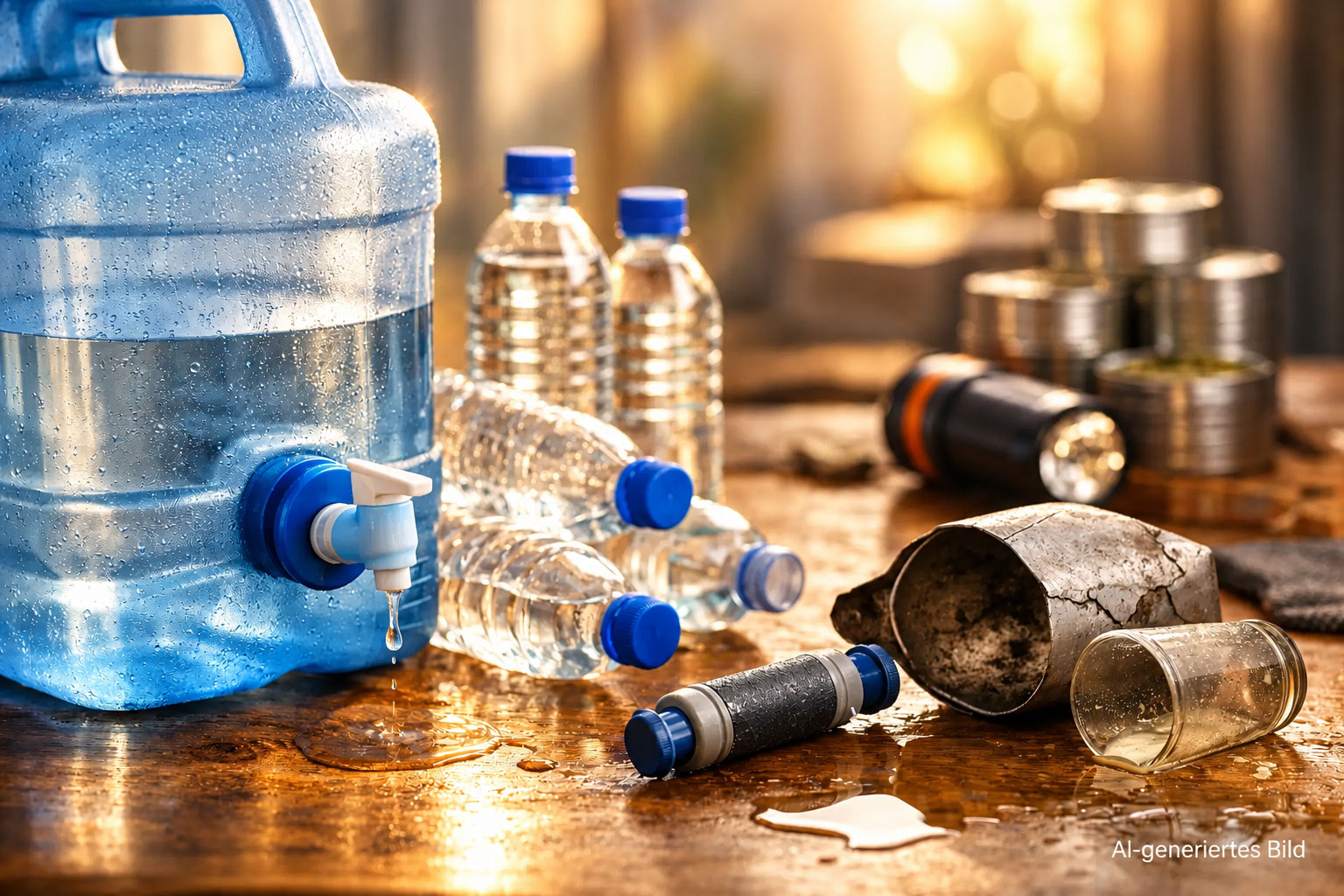 Wasser für 14 Tage lagern - richtig planen