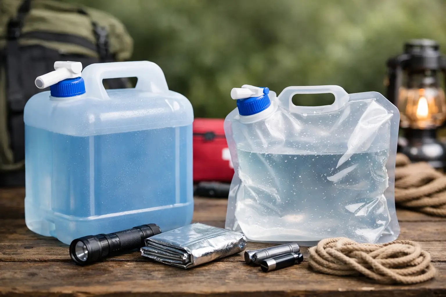 Wasserkanister oder Faltkanister im Notfall?