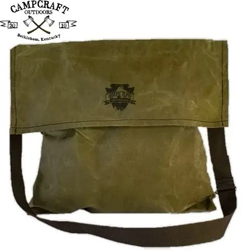 Krisenvorsorge Survival Shop Campcraft Handgewachster Haversack XL Perfekte Tasche fur Pathfinder und Wanderer