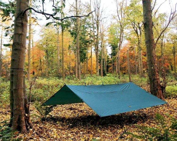 DD Hammocks Tarp Plane 4x4 oliv | Fluchtrucksack.de