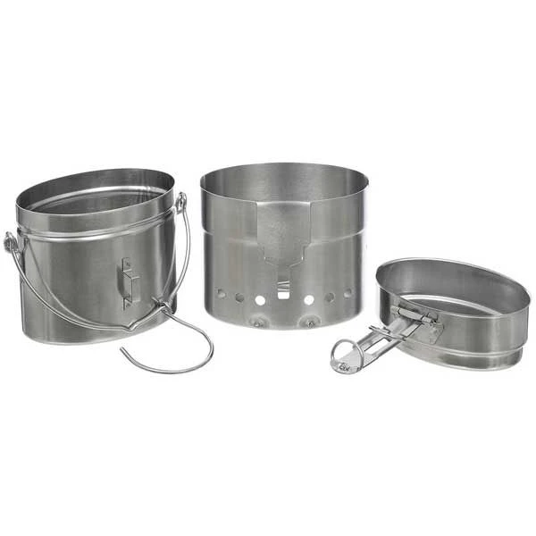 MFH Schwedisches Kochset M40 Edelstahl 3.tlg | Fluchtrucksack.de