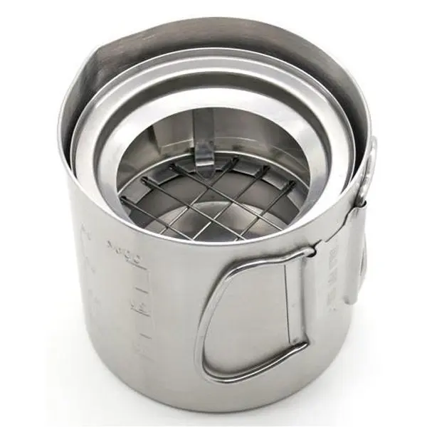 Krisenvorsorge Survival Shop Solo Stove Pot 900 Leichter platzsparender und haltbarer Edelstahl Topf