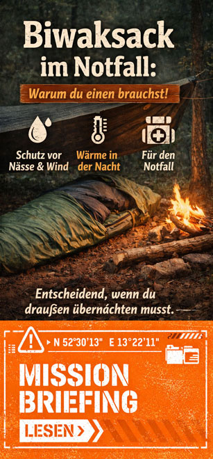 Biwaksack einfach erkärt und warum du einen brauchst
