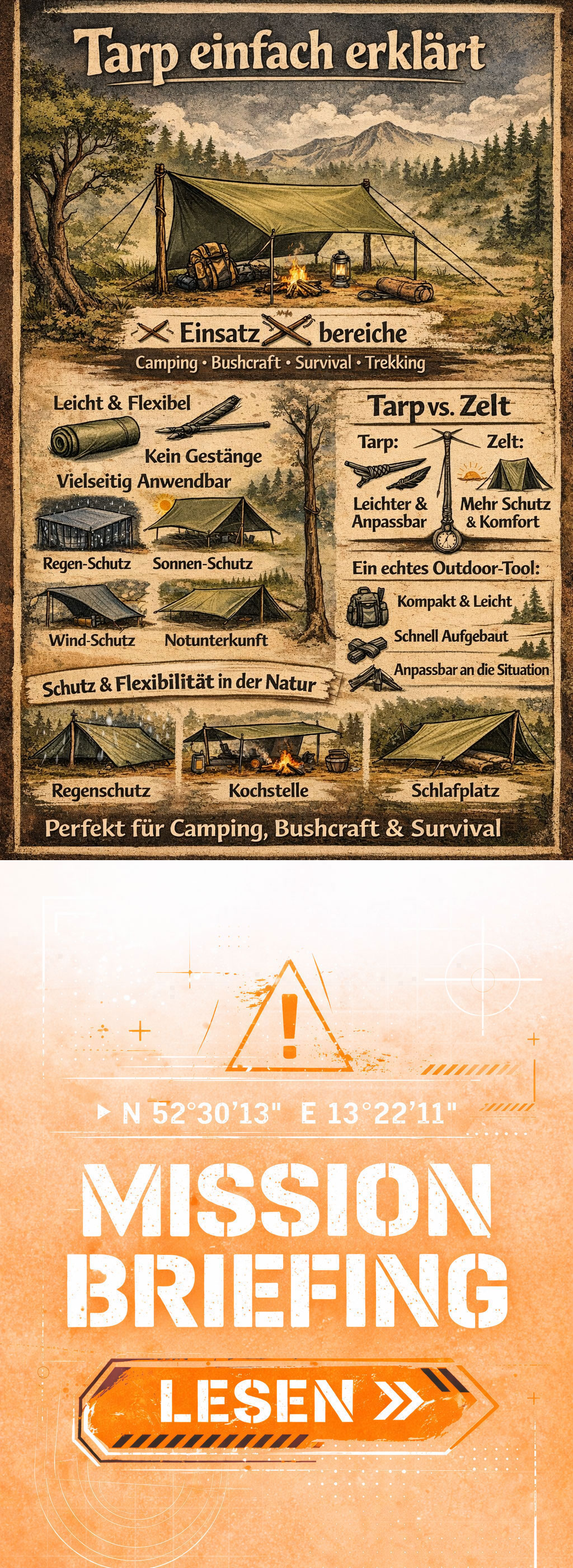 Tarp einfach erkärt und die größten Fehler