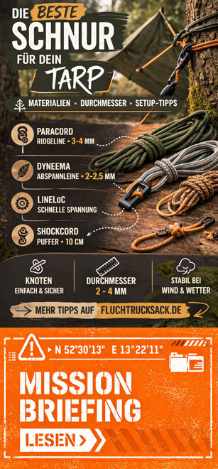 Tarp welche Schnur