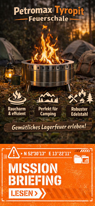Erfahrungen mit Feuerschale Tyropit von Petromax