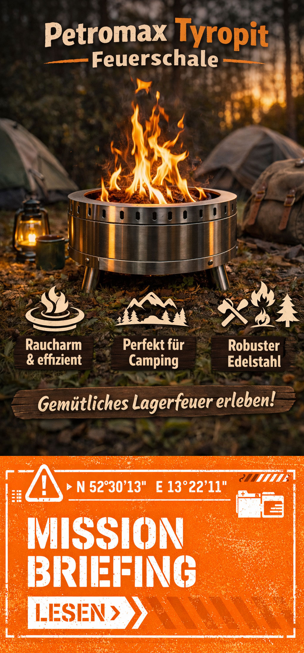 Erfahrungen mit Feuerschale Tyropit von Petromax