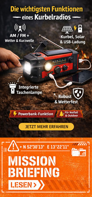 Kurbelradio und seine wichtigsten Funktionen