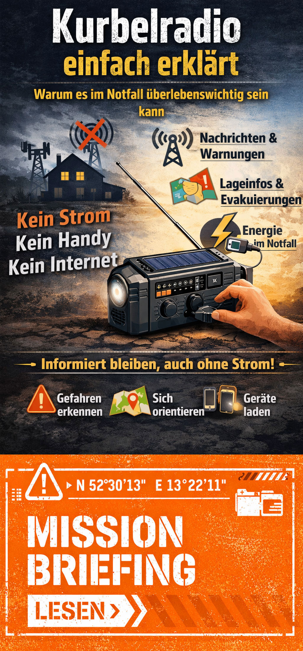 Kurbelradio einfach erklärt