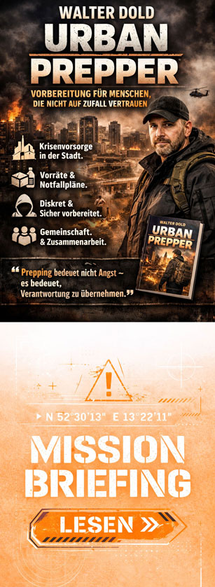 Walter Dold wie er sich vorbereitet in Urban Prepper