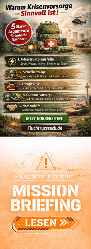5 starke Argumente warum Krisenvorsorge wichtig ist