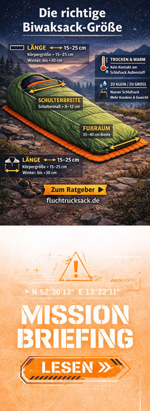 Biwaksack welche Größe ist perfekt
