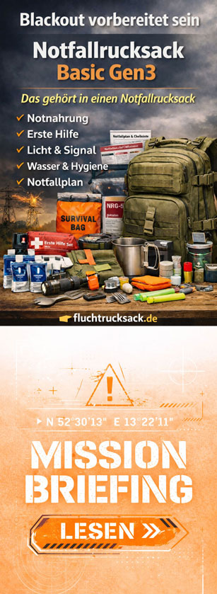 Notfallrucksack von Prepbag leicht erklärt