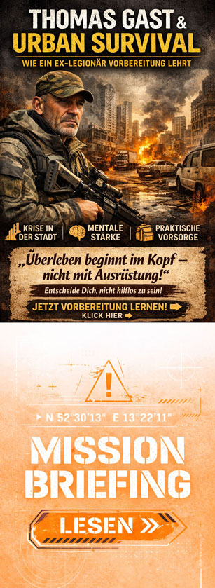 Thomas Gast der Legionär, wie er sich auf die Krise vorbereitet
