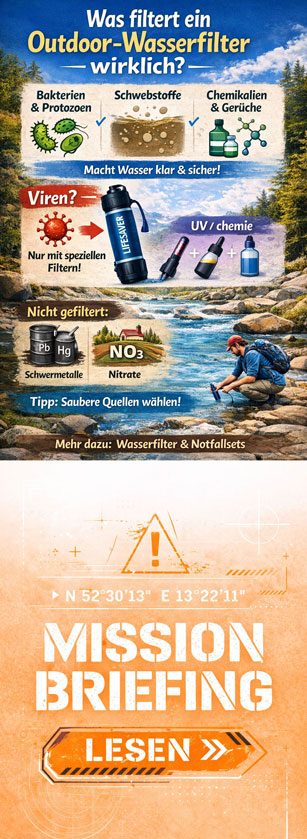 Blogbeitrag was ein Wasserfilter wirklich heraus filtern kann