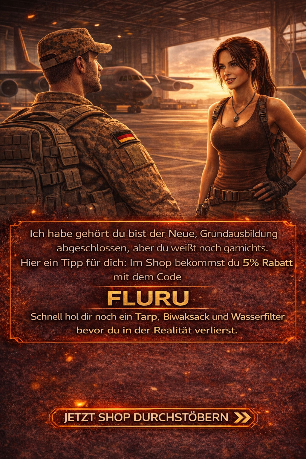 Start von Kapitel 2 Mission Control Tarp