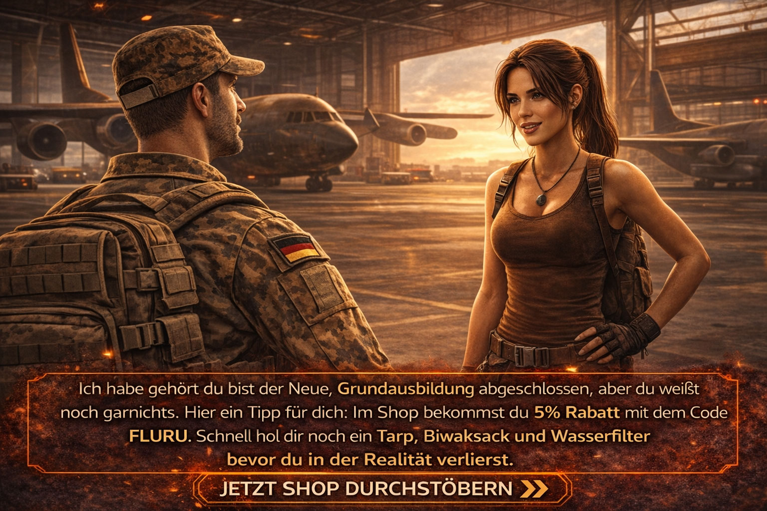 Start von Kapitel 2 Mission Control Tarp