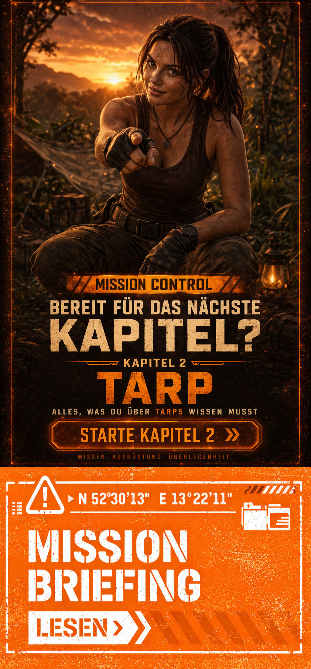 Mission Control 11 welche Tarp Größe ist perfekt für dich?