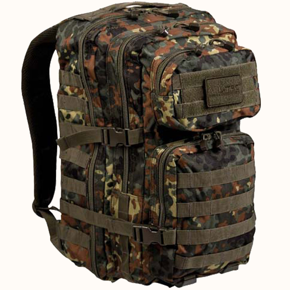Schwarzer 40 Liter Notfallrucksack Familie