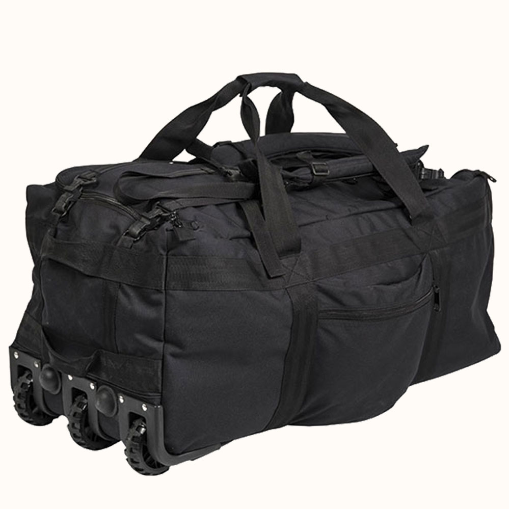 Schwarzer 118 Liter Notfallrucksack Familie XXL