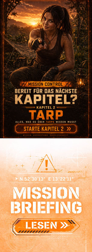 Mission Control 11 welche Tarp Größe ist perfekt für dich?