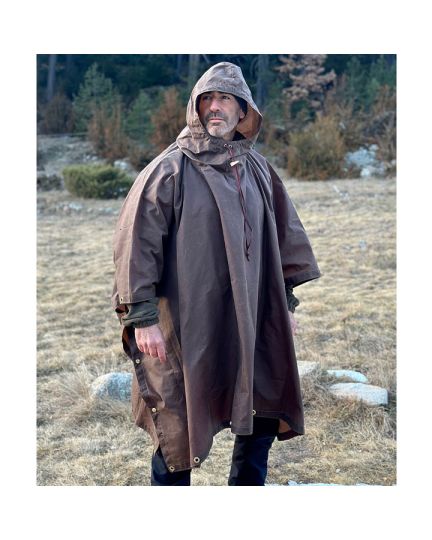 Oilskin Bushcraft Poncho