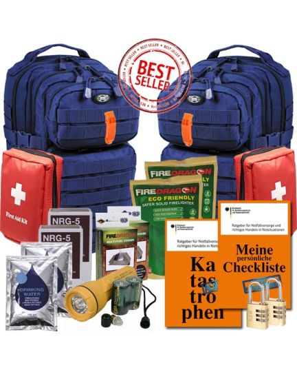 Notfallrucksack 2 Personen Evakuierung