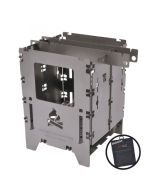 Bushcraft Essentials Bushbox LF Titanium: Ultraleichter Outdoor-Kocher | Fluchtrucksack