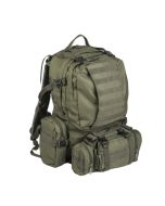 Miltec Rucksack Defense Pack Assembly Oliv: Robuster Fluchtrucksack für Outdoor