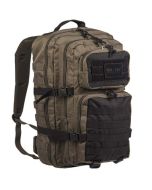 Miltec US Assault Pack Ranger green/schwarz Tarnmuster: Taktischer Outdoor-Militärrucksack