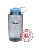 Nalgene Weithalsflasche 1 Liter grau