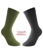 Woolpower Socke Aktive Oliv/Schwarz 400G