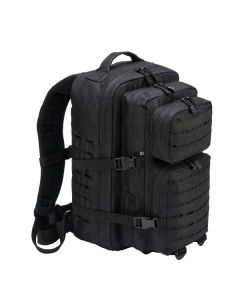 Brandit US Cooper Lasercut Large schwarz | Fluchtrucksack.de