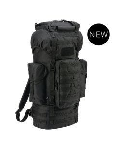 Brandit BW Kampfrucksack Schwarz - Robuster Outdoor Rucksack | Fluchtrucksack.de