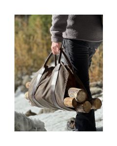 Oilskin Log Carrier Holztransporter