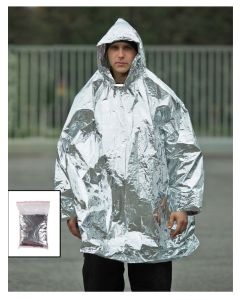Survival Poncho in Silber | Fluchtrucksack.de