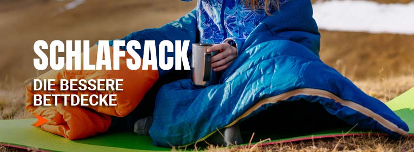 Camping Schlafsack fluchtrucksack